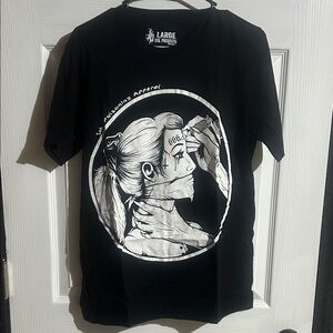 Ink Poisoning 666 tattoo Black Graphic Tee